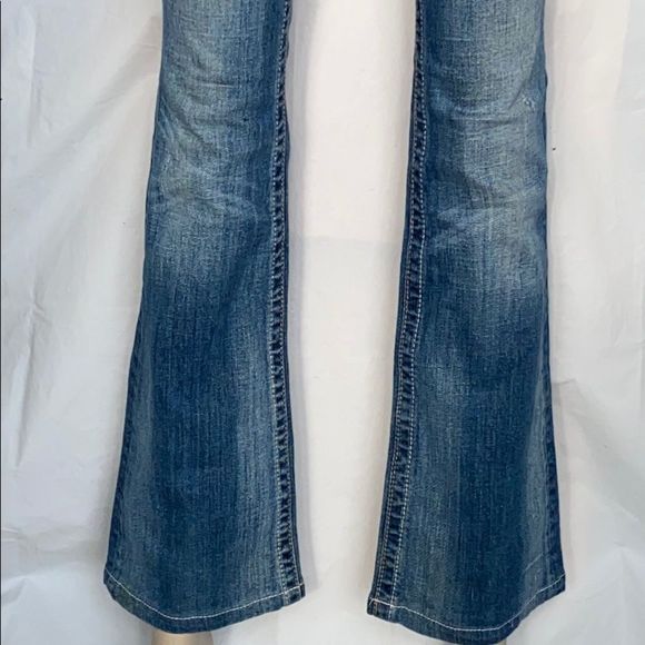 Buckle Miss Me cowboy boot denim jeans size 27 EUC - Picture 7 of 14
